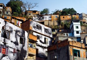 28 Millimètres, Women Are Heroes, Action in Favela Morro da Providencia, Maria de Fatima, day view, Rio de Janeiro, 2008