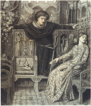 Description: C:\Users\User\Desktop\Paula\biblio\640px-Dante_Gabriel_Rossetti_-_Hamlet_and_Ophelia.JPG