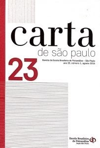 Carta de São Paulo – Ano 23 – nº1 – 2016